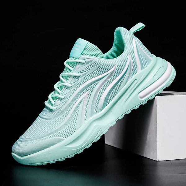 

2020 running shoes for men summer sneakers breathable mesh outdoor sport shoes men increase black upper lace up male new