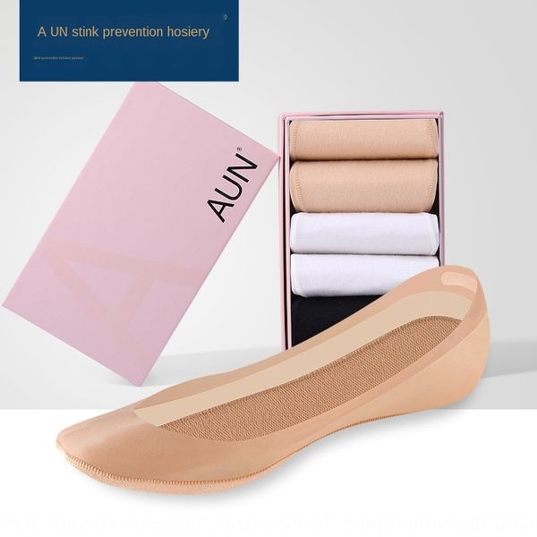 

gj4zr aun women's high heel hidden invisible spring and summer new modal ice silk invisible socks high-heeled shoes special anti-droppi, Pink;yellow