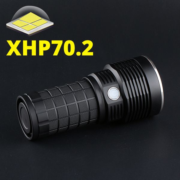 

flashlights torches 2021 convoy 4x18a , cree xhp70.2, 4300lm, with temperature control and type-c charging interface