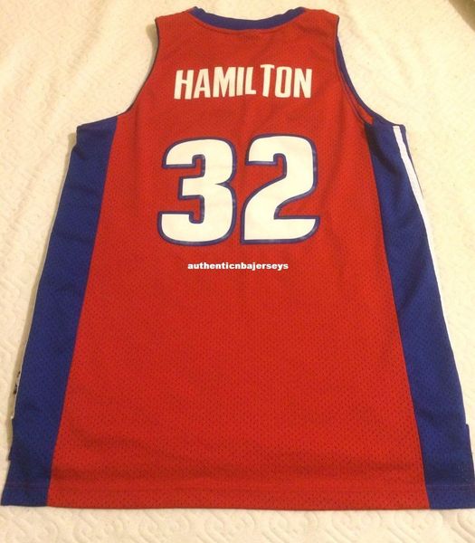 

wholesale richard hamilton jersey #32 finals alt rip billups wallace t-shirt vest stitched basketball jerseys ncaa, Gray