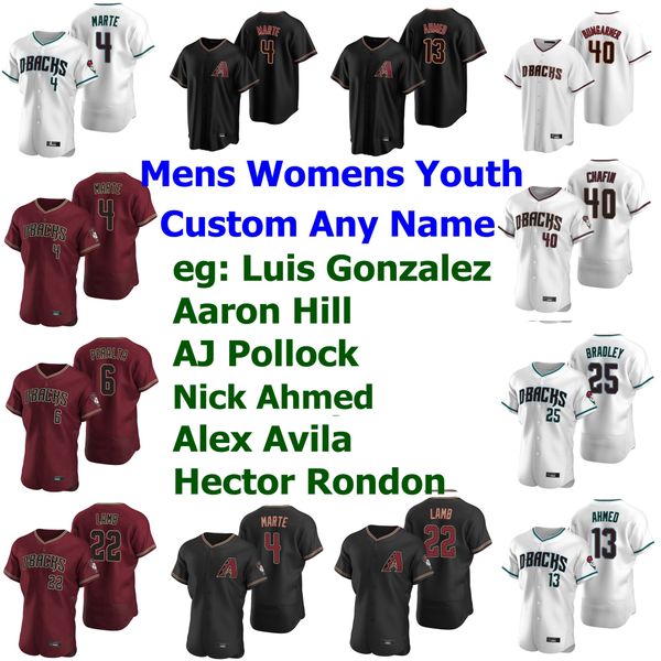 

2020 baseball jerseys womens ketel marte jersey taijuan walker carson kelly zack greinke ildemaro vargas eduardo escobar custom stitched, Blue;black