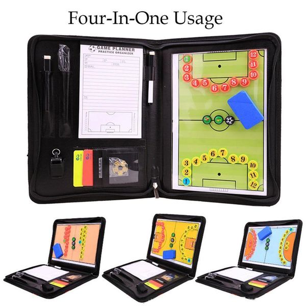 

foldable soccer basketball coach match training tactical plate coaching board kits magnetic teaching board coach board with pen