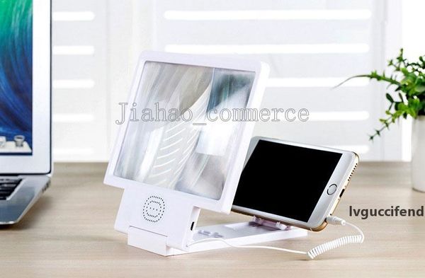 

3d video amplifier 3 times with speaker screen enlarged magnifier expander