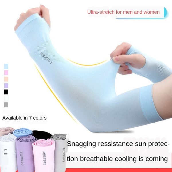 

sunscreen outdoor riding driving gloves protective arm protective sleeve ice silk ice sleeve female
