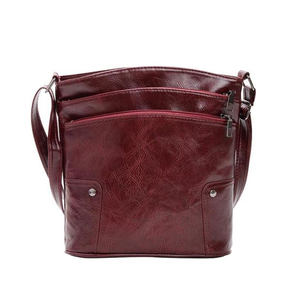 

women pu leather casual shopping messenger bag bolsas feminina solid color satchel mother large capacity shoulder crossbody bags
