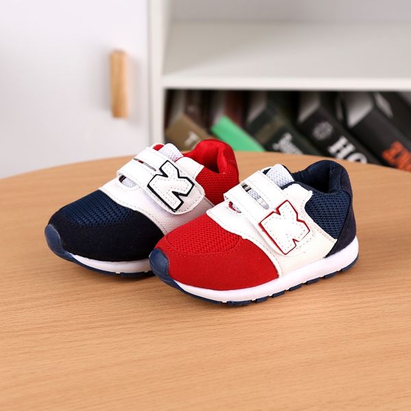 

детской осень нового girlscasual boyskorean стиль универсального спорт спорт shoesbreathable малыш обувь сетки обуви, Black