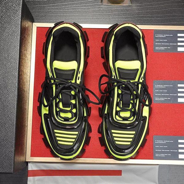 

мода cloudbust thunder knit кроссовки мужских ботинок manner schuhe открытые полуботинки повседневные low top lace -до мужская обувь кроссов, Black