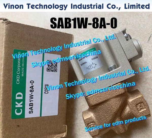 SAB1W-8A-0, SAB1W-15A-0, SAB1W-25A-0, SAB3C-15A-0, SAB1W-20A-0 Valvola cilindrica per elettroerosione a filo Sodick Valvola pneumatica SO-453354