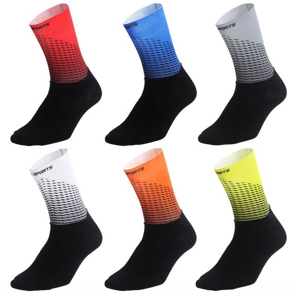 

dh cycling socks professional running mountaineering breathable wear-resistant men's and bicycle bicycle women's mid-leg sports so, Black