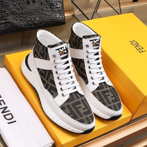 

fashion classic sneaker men 's shoes autumn and winter lightweight sports shoes lace -up casual luxury men shoes fast del, Black