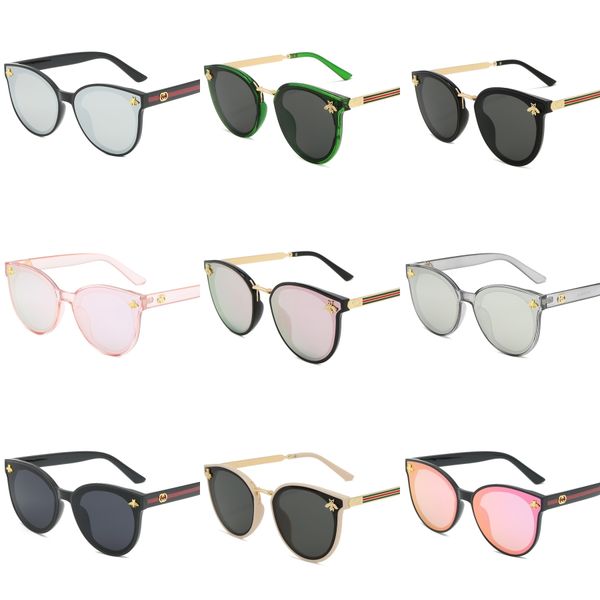 

fashion women personality sunglasses cat eye sun glasse gradient color goggles anti-uv spectacles rainbow frame eyeglasses adumbral a++#187, White;black