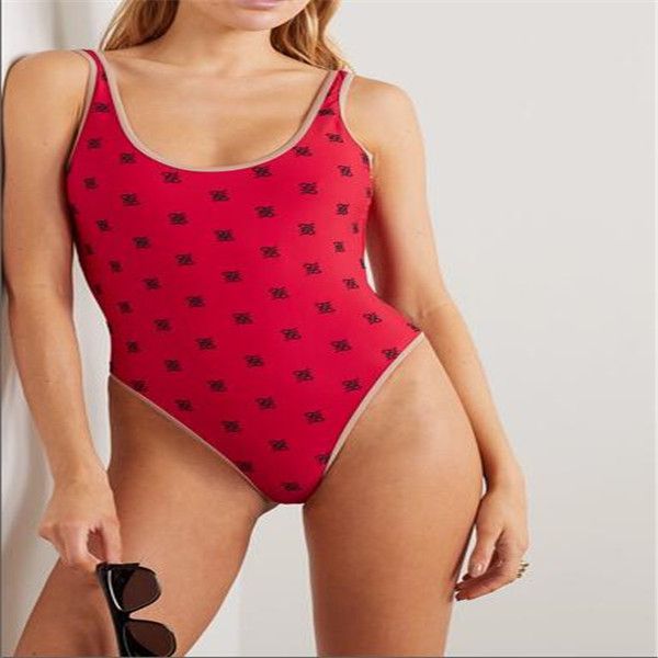 

european and american lo uis vuit ton brand women's bikini designer custom beach one-piece swimsuit, White;black