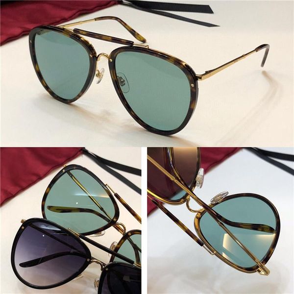 

popular 0672s designer sunglasses pilot summer style 0672 rectangle full oval frame uv protection glasses come with case, White;black