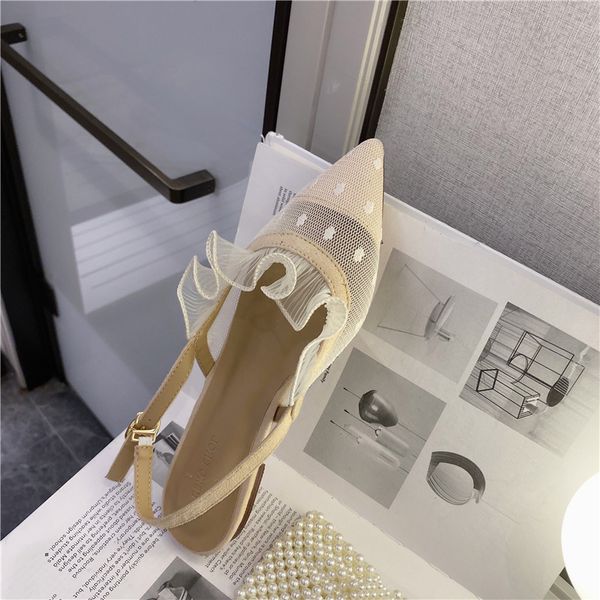 

sandals with laces female shoe fashion womens shoes 2020 high heels shallow mouth med ladies luxury open beige closed for, Black