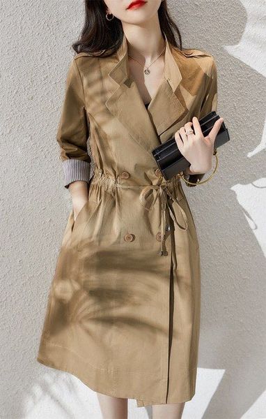 

ws8202 new fashion women coats & jackets 2020 popular fashion design women dresses, Tan;black