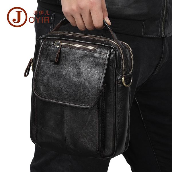 

genuine leather men crossbody bag fashion casual men's bag verticle men's handbag
