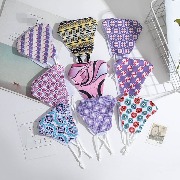 

fashion tie dyed mascarilla reuseable respirator ultraviolet proof cloth face mask washable thin mouth home protective equipment 2 7qyb d2