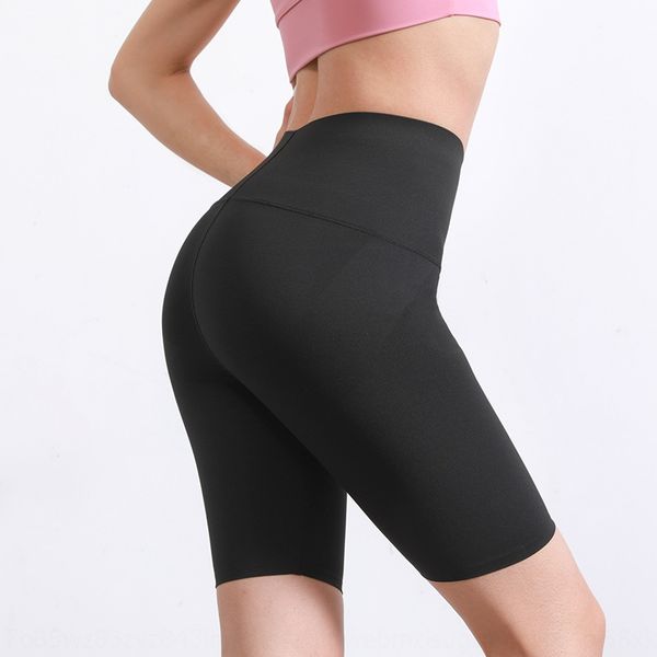 

adw7v высокой талия живот закрытия барби tight жесткого велосипеда tightspants 2020 новой хип-подъем пятиточечных велосипедных брюки спортив, Black