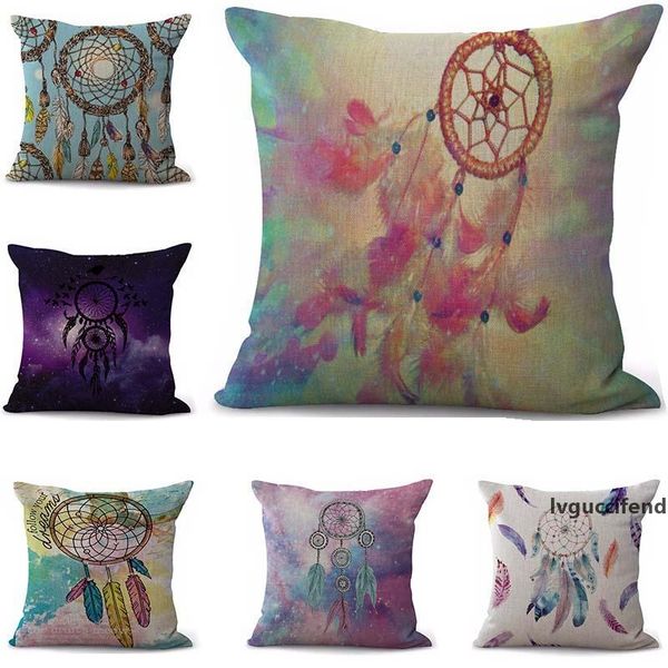 

dreamcatcher pillowcase bohemian bed dreams pillowcover cotton linen ethnic car pillow cover bedroom sofa throw cushion pillow case