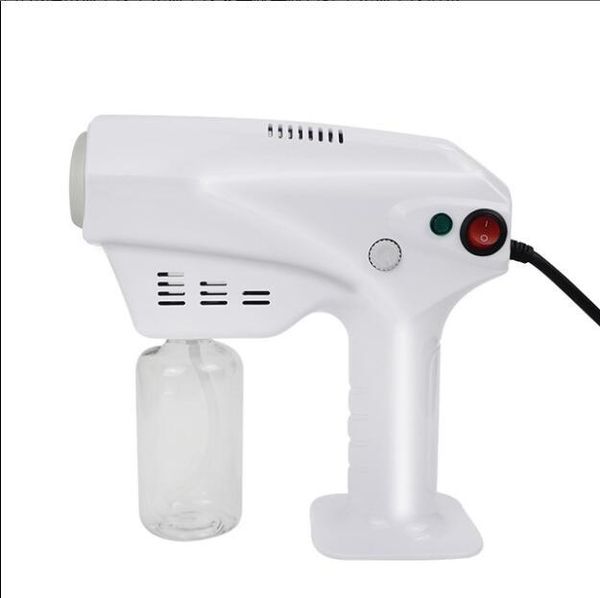 

ac 110-240v 1200w 260ml portable blue light disinfection nano atomizing sprayer with spray gun steam purifies air sterilizing