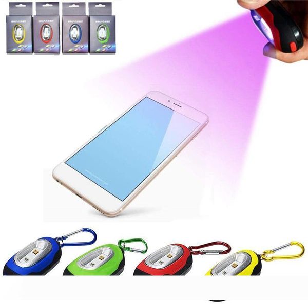 

270nm led disinfection lamp portable uvc led sterilizer light mini sanitizer portable keychain light travel wand germicidal for phone mask