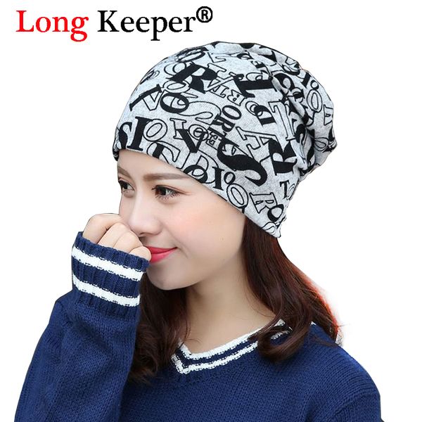 

long keeper korean knitted cap scarf & winter hats for women beanies male female letter hats balaclava skull lady's gorros stars, Blue;gray