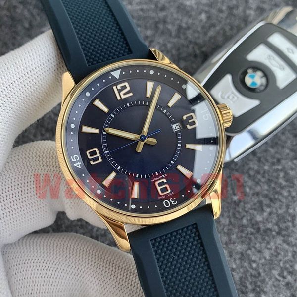 

mens watch men sliver gold case comtrol automatic movement mechanical stainless steel band men's polaris watch watches wrsitwatches, Slivery;brown
