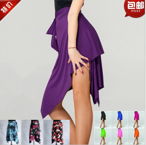 

new latin dance one piece lace-up square dance dress dress body one-piece skirt women's skirt practice performance clothes, Black;red