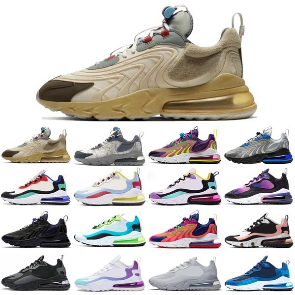 

travis scott 270 react eng 270s men women running shoes neon triple black outdoor mens womens trainers sports sneakers runners