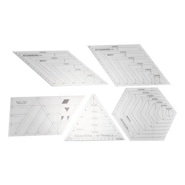 

durable quilting sewing patchwork craft scale ruler transparent diy handmade tailor home tools sewing ruler plastic, Black