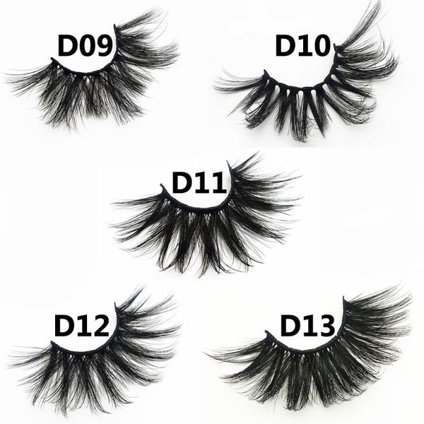 

1 pair 25mm 8d mink hair false eyelashes multilayered criss-cross thick eyelashes natural soft wispies fluffy lashes eye makeup9524282