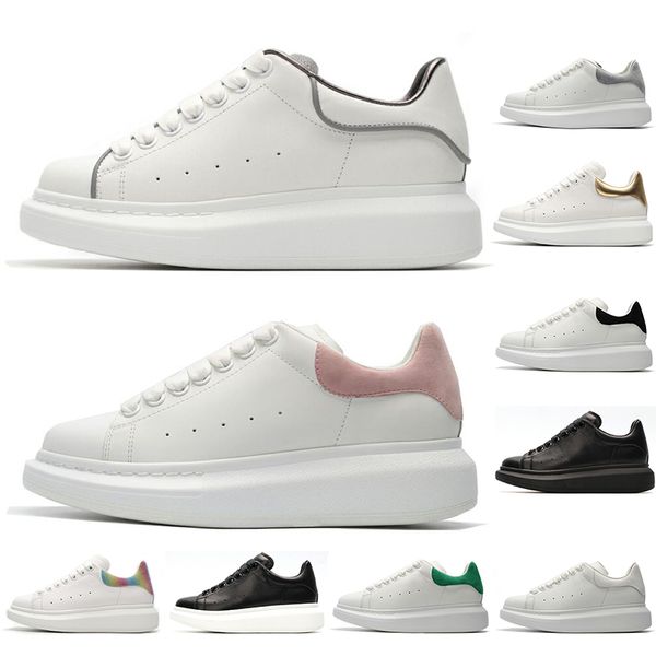 

with socks men women platform leisure sneakers genuine leather lovers daily dress party casual jogging shoes trainers, Black