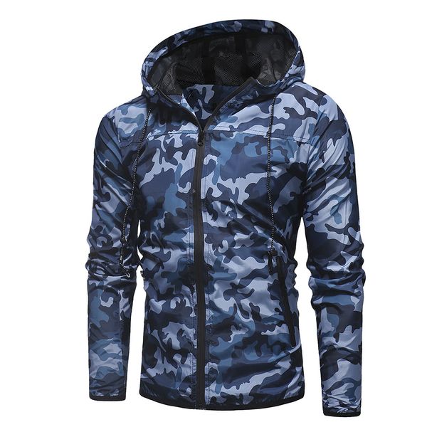 

e-baihui 2021 autumn and winter men's jackets men's european and american style camouflage jacket jackets long sports 1809a, Black;brown