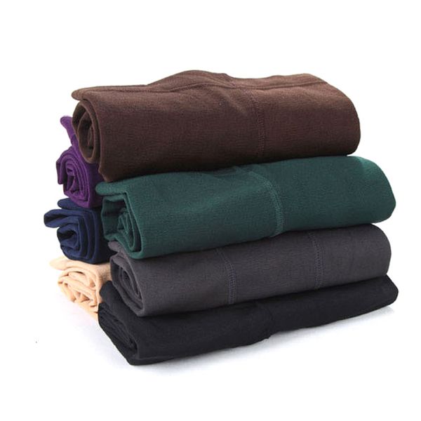 

women autumn winter thick warm legging brushed lining stretch fleece pants tramp casual feet leggings aic88, Black