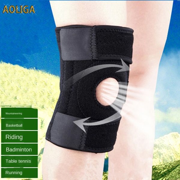 

jwwu6 sports anti-skid knee outdoor mountaineering riding fitness basketball knee pads cover leg pads sports protective protectionbasketball, Black;gray