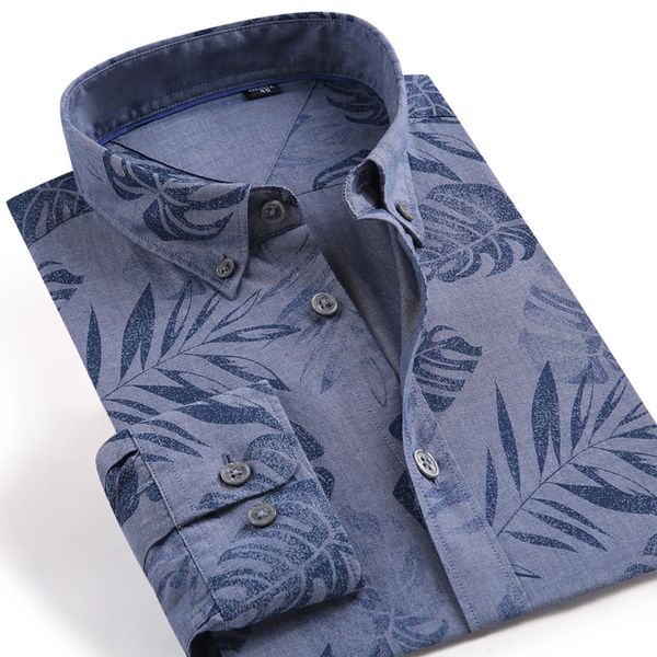 

holiday casual beach floral print hawaiian shirts for men standard-fit long-sleeve button down flowers printed 100% cotton shirt, White;black