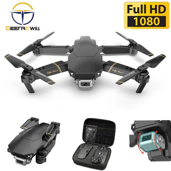 

drone 1080p hd wifi transmission fpv drone height keeps one-button return quadcopter rc helicopter camera aerial pgraphy