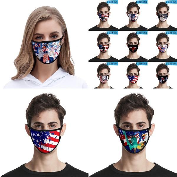 

xd23428 маска независимости ткань моды маска шелкография американская маска флаг пыле ice моющийся american 2020 день nrrfd wrhome