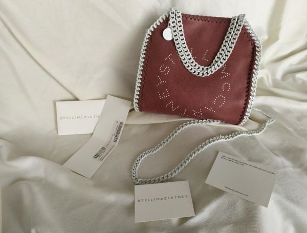 

mini white slings stella mccartney women shoulder bag pvc leather hasp closure flap interior pocket totes 18cm