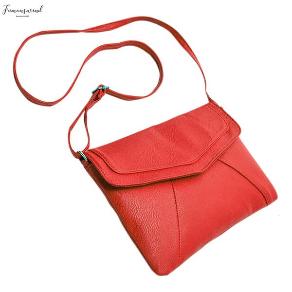 

new fashion womens envelope bag leather messenger bags handbag shoulder cross body bags purses satchels bolsas red
