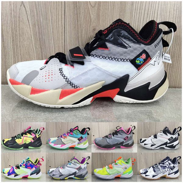 

mens pf russell westbrook iii why not zero.3 kids basketball shoes & ii zero 2 sneakers original trainers, Black