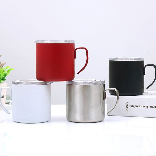 

350мл ручку чашки кофе кофе кореец 12oz двойного слой 304 из нержавеющей стали автомобиля кубок творческой кружка