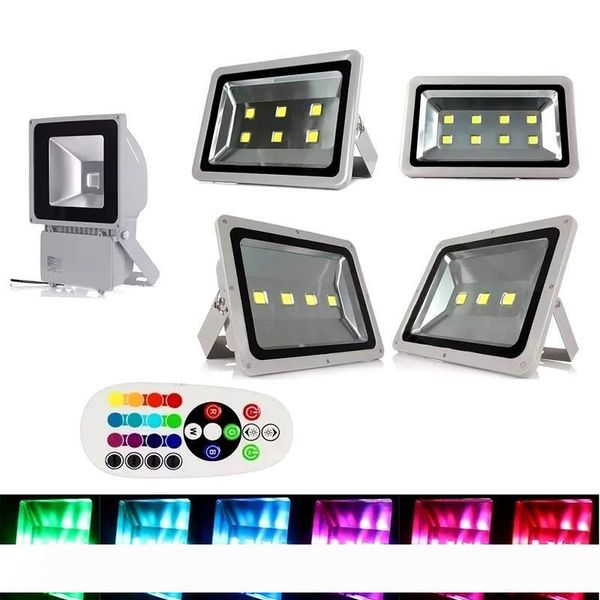 

led floodlight outdoor project ip65 waterproof 100w 200w 300w 400w led lamp floodlights cob lighting 85-265v super bright flood lights