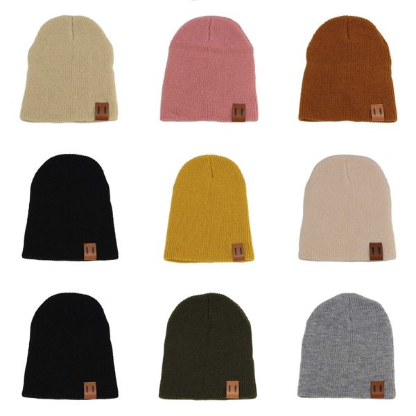 

orescent colors knitted caps headgear style wool caps hip-hop hats#105, Blue;gray