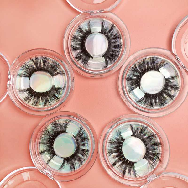 

false eyelashes mink 25mm 3d 100% hair fake lashes dramtic thick long fluffy extension makeup tools
