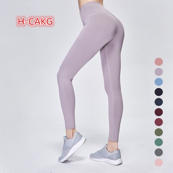 

2020 h-cakg твердая спорт йога брюки фитнес женщины высокой талией леггинсы профессиональные gym тренировки длинные колготки для running дев, White;red