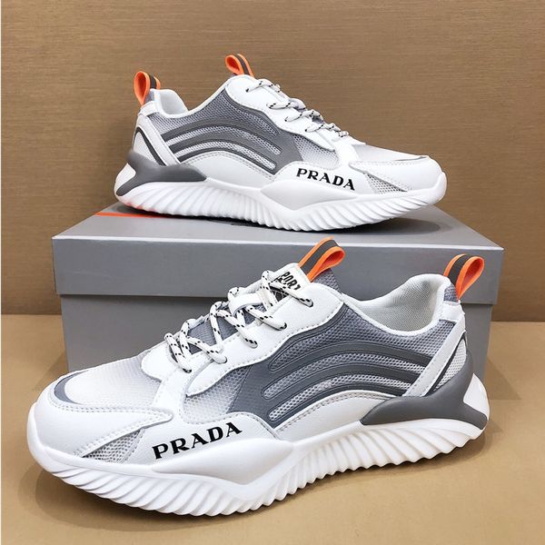 

9designers create men's outdoor travel shoes, trendy leisure all-match sports shoes, jogging shoes, original packaging and box delivery, Black