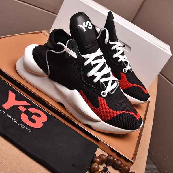 

2020 v7 fashion trend mens designer shoes leather mesh breathable comfortable outdoor shoes lace-up casual hiker shoes mens sneakers, Black