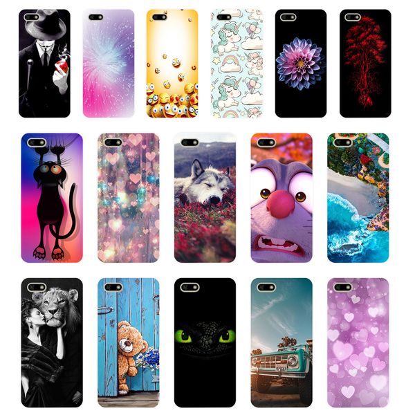 

c silicone case for huawei honor 7a case 5.45" inch soft phone case huawei honor 7a 7 a dua-l22 russian back cover coque bumper