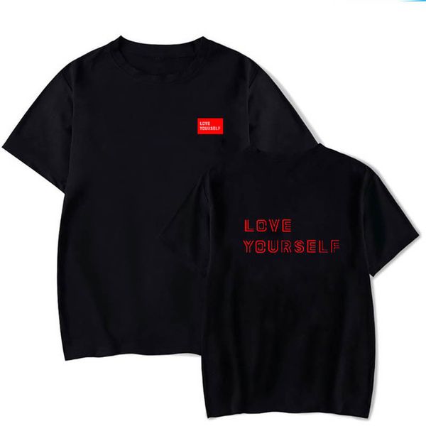 

love yourself kpop shirt, kpop jung kook hoodie love yourself pullover bangtan boys letter hoodies sweatshirt sudadera mujer for women, White